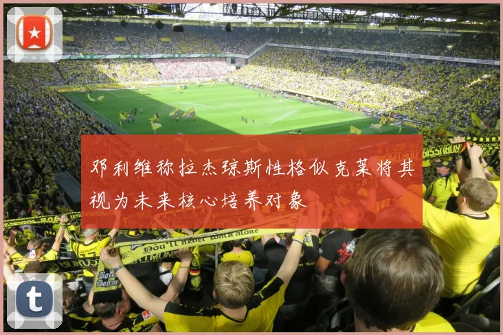 邓利维称拉杰琼斯性格似克莱将其视为未来核心培养对象